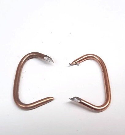 Polsterklammern 20mm verkupfert 500Stück