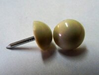 500 Plastik Ziernägel beige 10/12  Ø10mm...