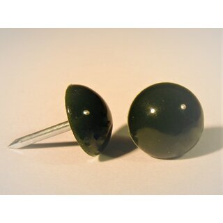 250 Plastik Ziern�gel olivgr�n 10/12  �10mm rostfrei