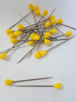 20 Stück Polsterstecker Tapeziernadeln gelb