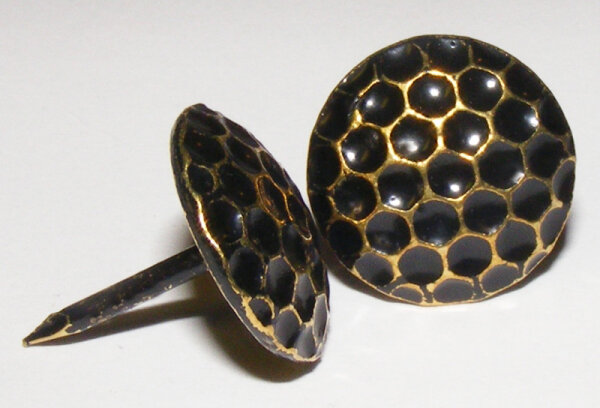 250 Stück Hammerschlag Ziernägel 1506 M Ø13mm  bronce ren.